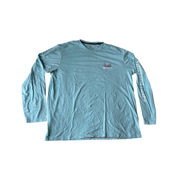 Vineyard Vines Other - Vineyard Vines Dunes Tee Winter Cabin Shirt